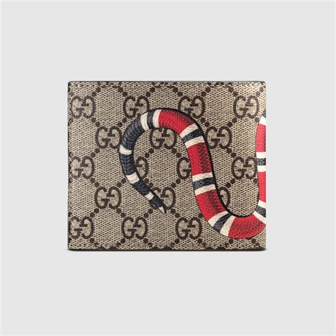 gucci supreme wallet replica|Gucci wallet snake cheap.